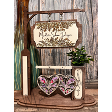 Load image into Gallery viewer, Ornate Heart Inlay Earring SVG
