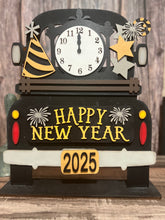 Load image into Gallery viewer, Happy New Year Add on Insert ONLY, 12&quot;Interchangeable Truck Sign Add on, Add On Decor, Vintage Truck
