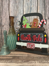 Load image into Gallery viewer, North Pole Christmas Santa Add on Insert ONLY, 12&quot; Interchangeable Truck Sign Add on, Add On Decor, Vintage Truck, Farm Fresh Eggs
