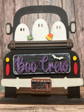 Load image into Gallery viewer, Boo Crew Add on Insert ONLY, 12&quot; and 24&quot; Interchangeable Truck Sign Add on, Add On Decor, Vintage Truck, Farm Fresh Eggs
