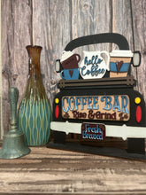 Load image into Gallery viewer, Coffee Add on Insert ONLY, 12&quot;Interchangeable Truck Sign Add on, Add On Decor, Vintage Truck
