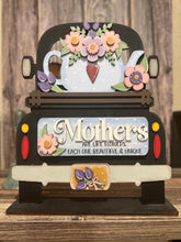 Load image into Gallery viewer, Teapot Mother&#39;s Day Add on Insert ONLY, 12&quot;Interchangeable Truck Sign Add on, Add On Decor, Vintage Truck
