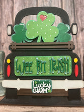 Load image into Gallery viewer, Wee Bit Irish Add on Insert ONLY, 12&quot;Interchangeable Truck Sign Add on, Add On Decor, Vintage Truck
