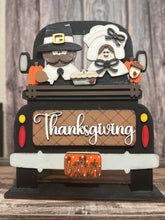 Load image into Gallery viewer, Pilgrim Thanksgiving Add on Insert ONLY, 12&quot;Interchangeable Truck Sign Add on, Add On Decor, Vintage Truck
