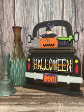 Load image into Gallery viewer, Halloween Pumpkin Add on Insert ONLY, 12&quot;Interchangeable Truck Sign Add on, Add On Decor, Vintage Truck
