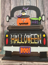 Load image into Gallery viewer, Halloween Pumpkin Add on Insert ONLY, 12&quot;Interchangeable Truck Sign Add on, Add On Decor, Vintage Truck

