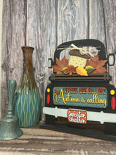 Load image into Gallery viewer, Autumn Leaves Add on Insert ONLY, 12&quot;Interchangeable Truck Sign Add on, Add On Decor, Vintage Truck
