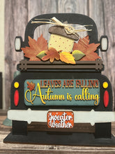 Load image into Gallery viewer, Autumn Leaves Add on Insert ONLY, 12&quot;Interchangeable Truck Sign Add on, Add On Decor, Vintage Truck
