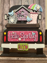 Load image into Gallery viewer, Hello Spring Add on Insert ONLY, 12&quot; Interchangeable Truck Sign Add on, Add On Decor, Vintage Truck
