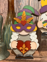 Load image into Gallery viewer, Mardi Gras Clothes for Interchangeable Gnomes, Interchangeable Gnome Boy &amp; Girl
