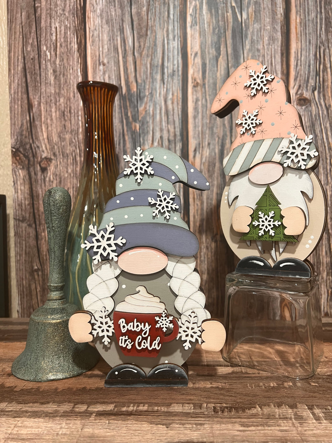 Winter Hot Cocoa Baby It's Cold Outside Add On Clothes for Interchangeable Gnomes, Interchangeable Gnome Boy & Girl