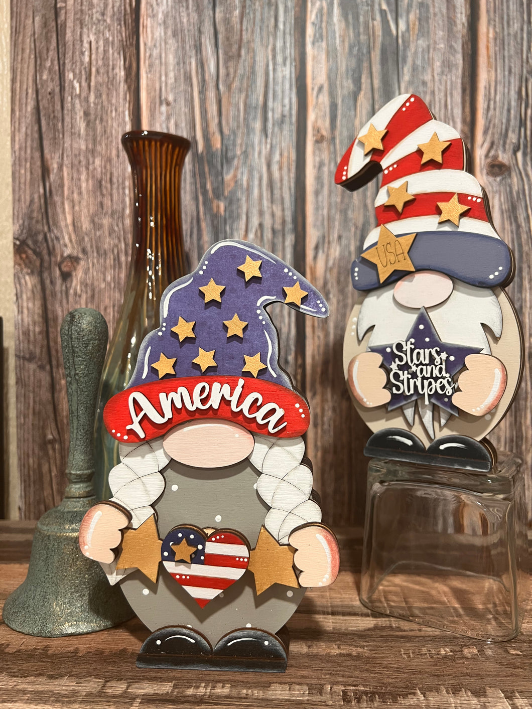 4th of July Patriotic Add On Clothes for Interchangeable Gnomes, Interchangeable Gnome Boy & Girl