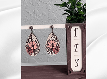 Load image into Gallery viewer, Earring Design Floral Design 244
