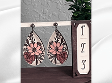 Load image into Gallery viewer, Earring Design Floral Design 244
