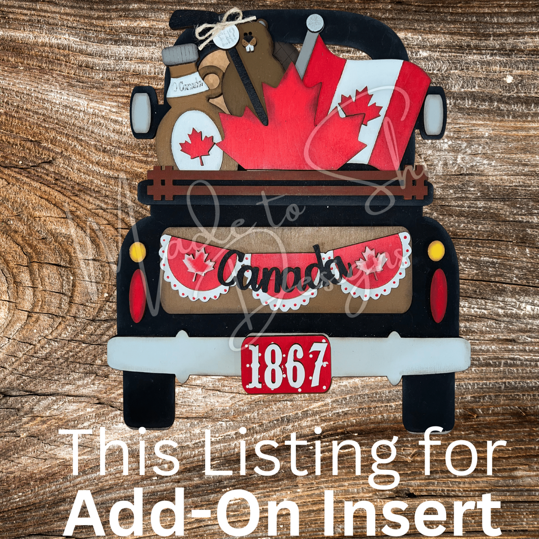 Canada Day Add on Insert ONLY, 12