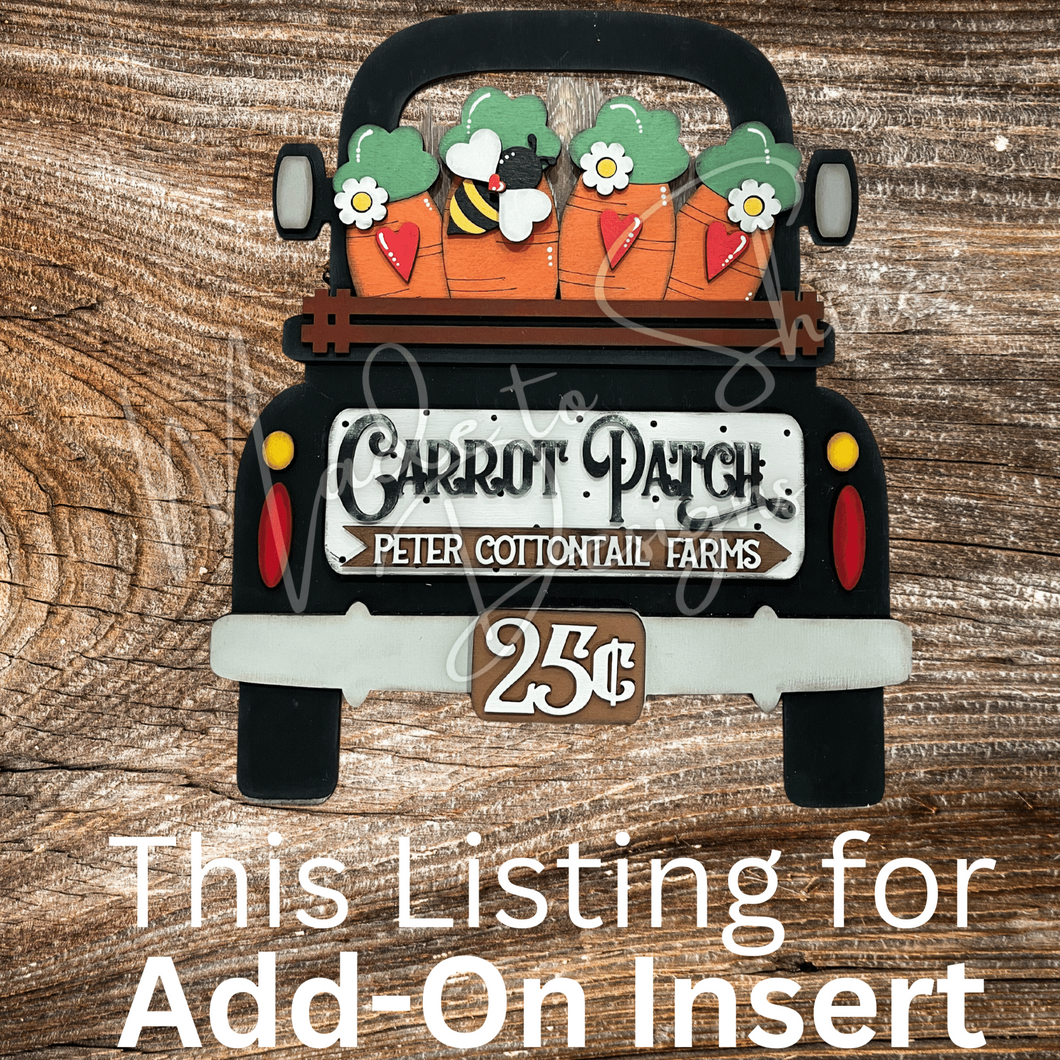 Carrot Patch Add on Insert ONLY, 12