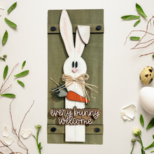 Load image into Gallery viewer, Every Bunny Welcome Pallet Sign
