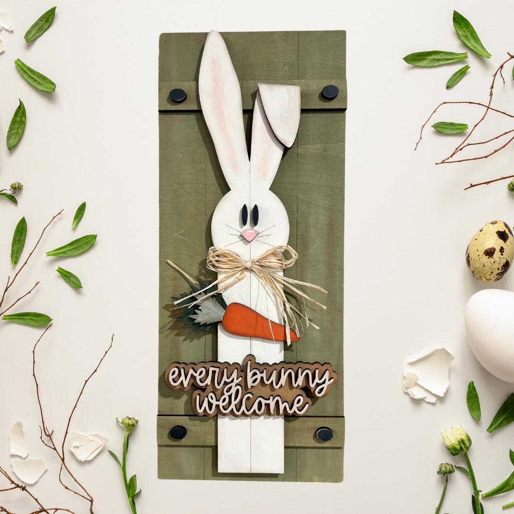 Every Bunny Welcome Pallet Sign