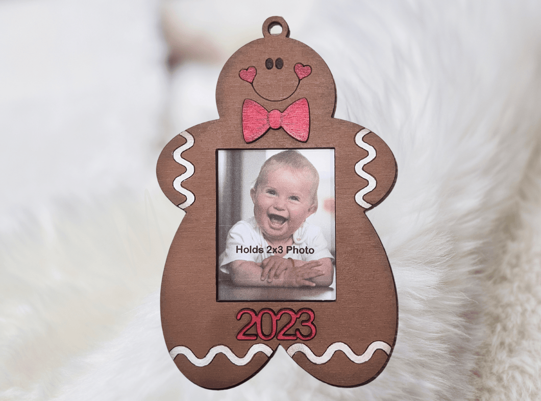 Gingerbread Photo Frame Ornament