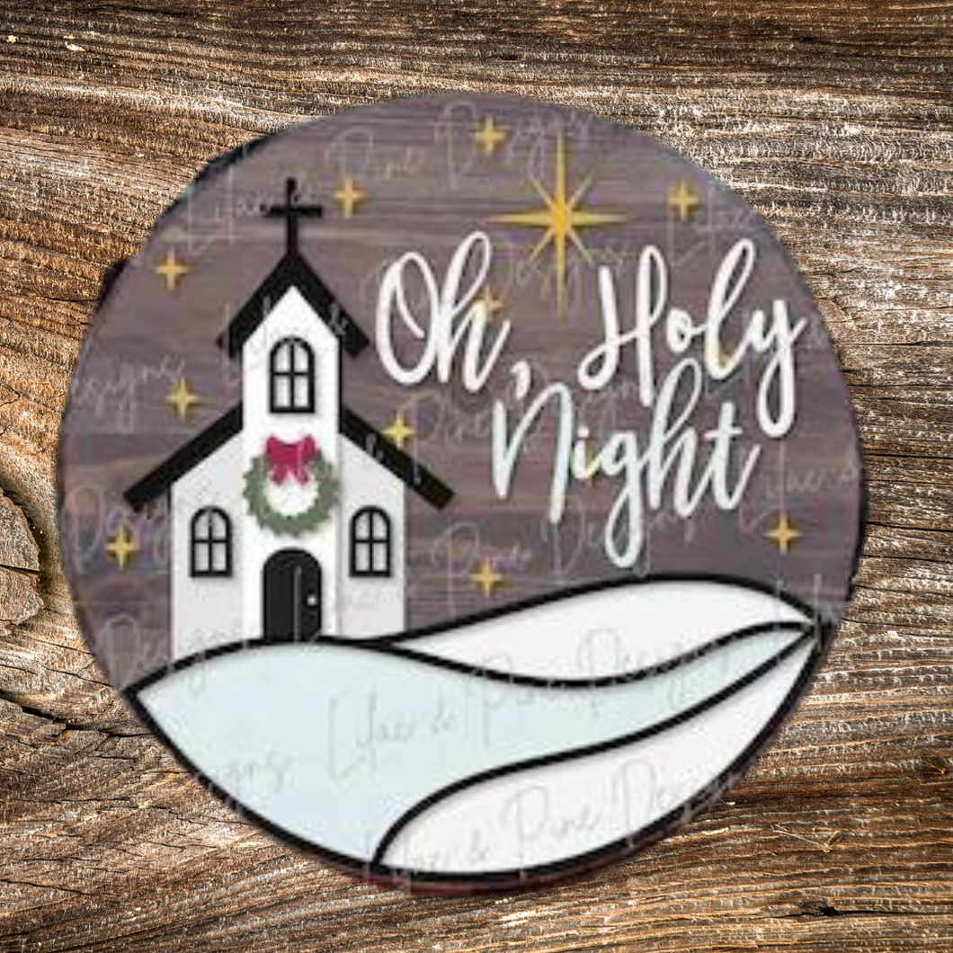 Oh Holy Night Sign, Christmas