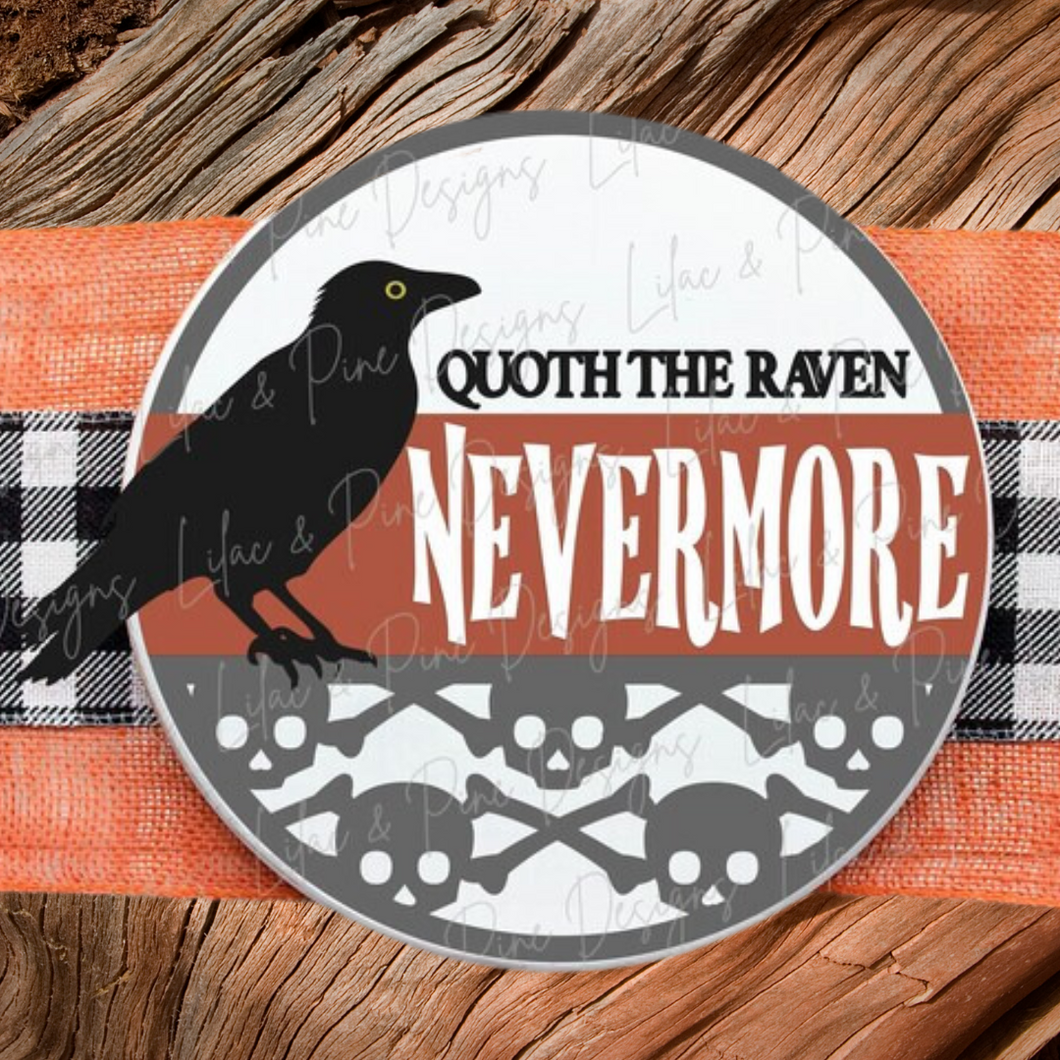 Nevermore Sign, Halloween