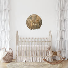 Load image into Gallery viewer, Boho Arrow Personalized Nursery Sign
