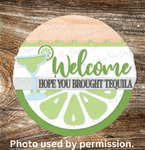 Load image into Gallery viewer, DIY Tequila Welcome Sign, DIY Unfinished Sign

