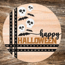 Load image into Gallery viewer, DIY Happy Halloween Sign, Ghosts, Unfinished Sign, DIY
